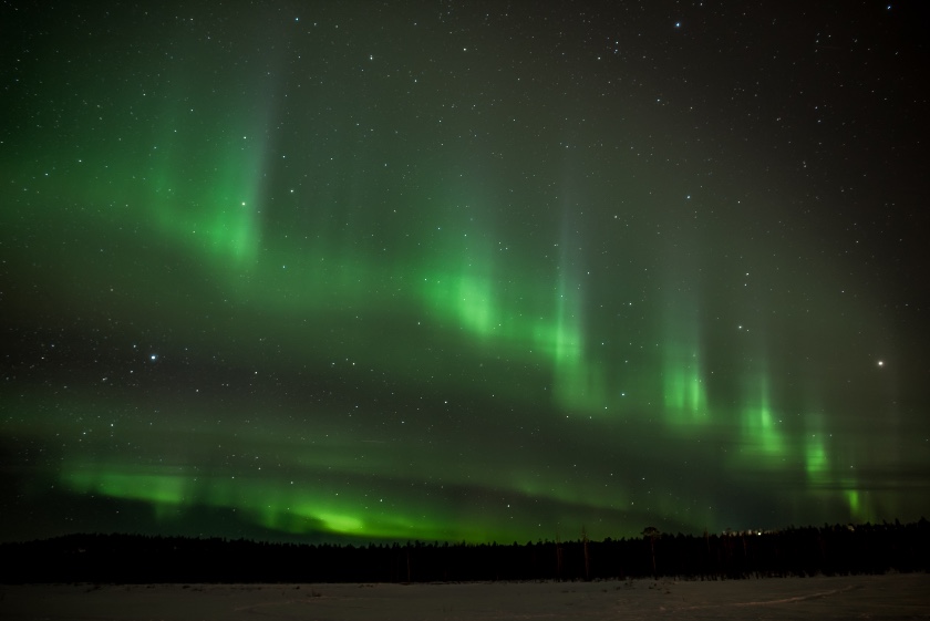 Aurores boréales en Laponie , un sacré voyage !